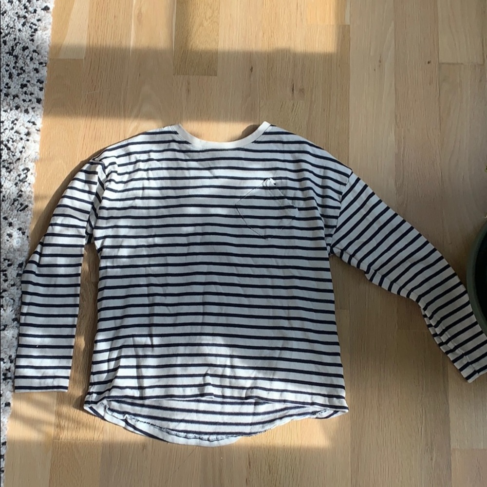 ZARA Striped long sleeve shirt